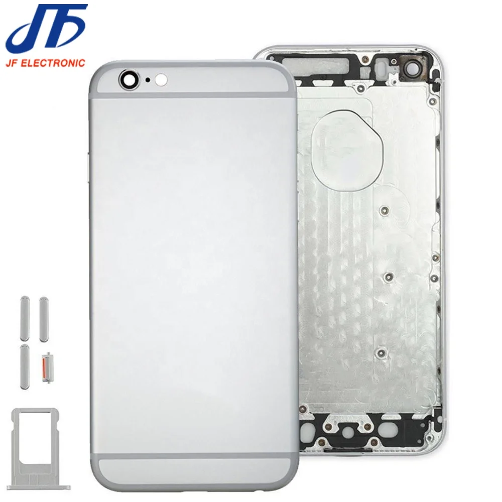 

wholesale 3 colors rear door cover case for iphone 6 6g battery back housing repair parts replacement, Gold silver gray