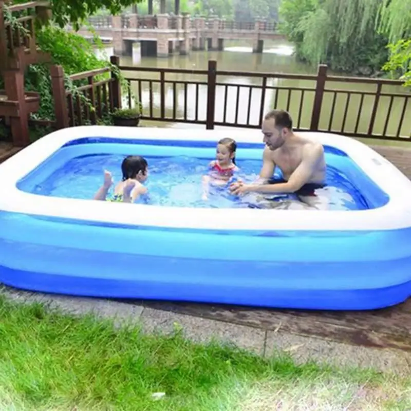 

baby swimming pool equipment H0Qms rectangular children's large indoor inflatable swimming pool