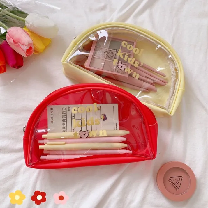 

Hotsales Stock Pvc Cosmetic bag transparent bag