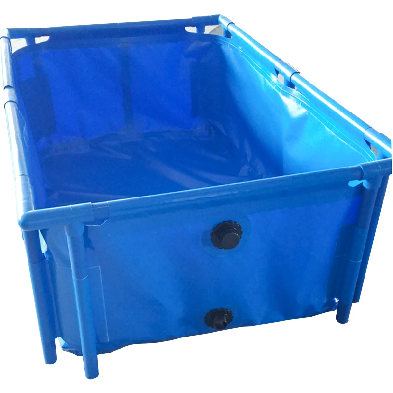 

Foldable Aquculture Pools Portable Biofloc Tanks Plastic Fish Trap Ponds in Fish Shrimp Breeding Farms, Blue, green, black, custom