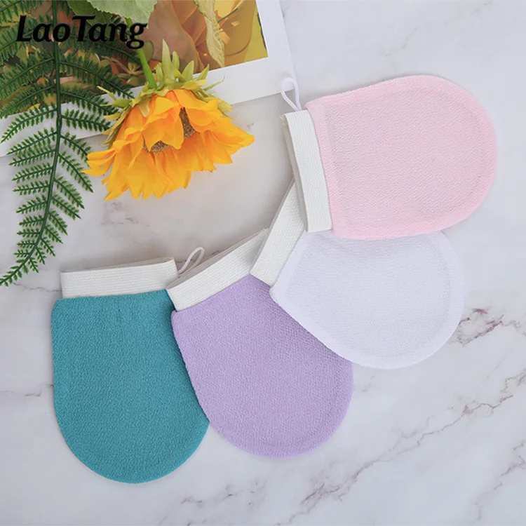 

Fast Delivery Spa Massage Face Cleaning Exfoliating Gloves In Bulk Viscose Scrub Mitt