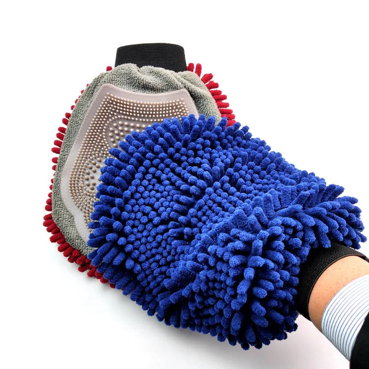 

Hot Sale 2021 Pet Small Dog Grooming Glove Shaggy Chenille Pet Glove Dog Grooming Glove, Customized color