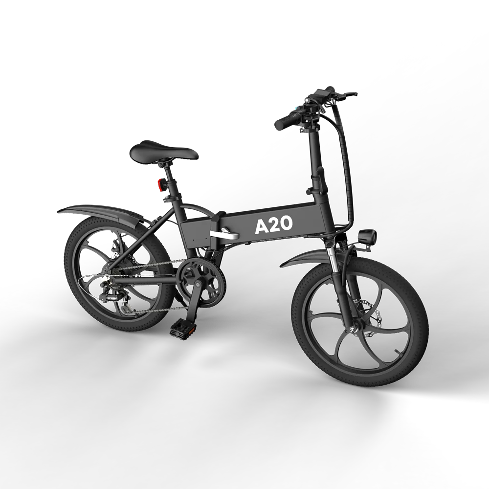 

Fashionable electric bicycle ADO A20 good quality e bike city outdoor equipment bicycle white and black