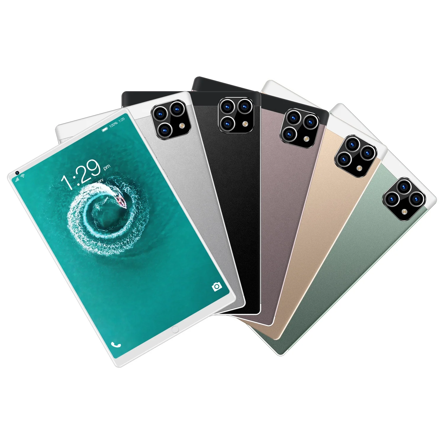 

8 Inch Android Tablet 1GB RAM 16GB Long Standby Time With Silicon Case Stand, Black/grey/green/silver/gold