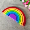 Rainbow bridge children Early Education toy lovely Rainbow stacking blocks gift for kids