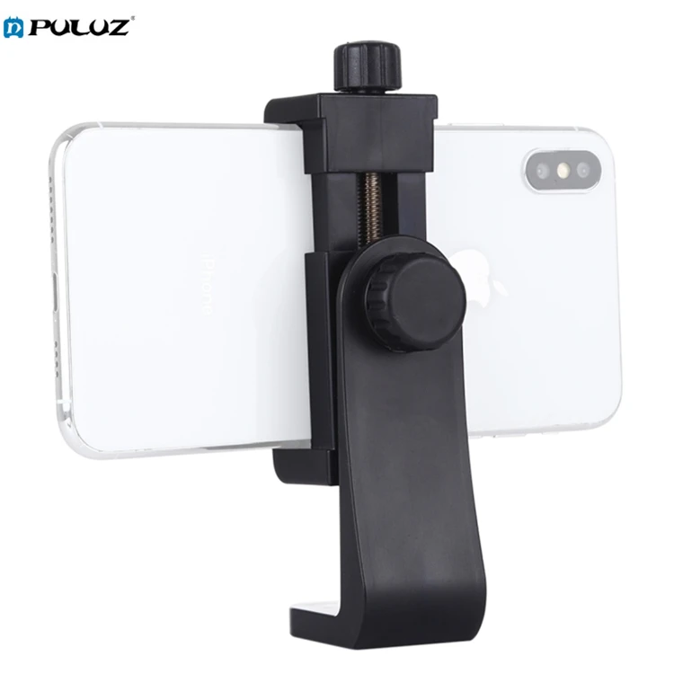 

Factory Price 360 Degree Rotating PULUZ Universal Horizontal Vertical Shooting Phone Clamp Holder Bracket, Black