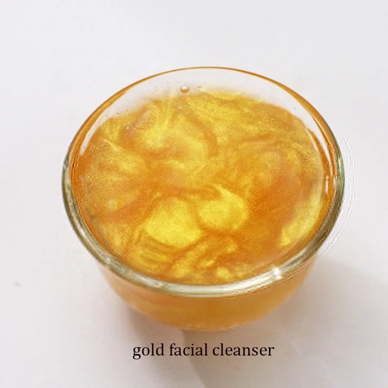 

Gold cleansing gel remove acne Oil control hydrating whitening facial cleanser gel