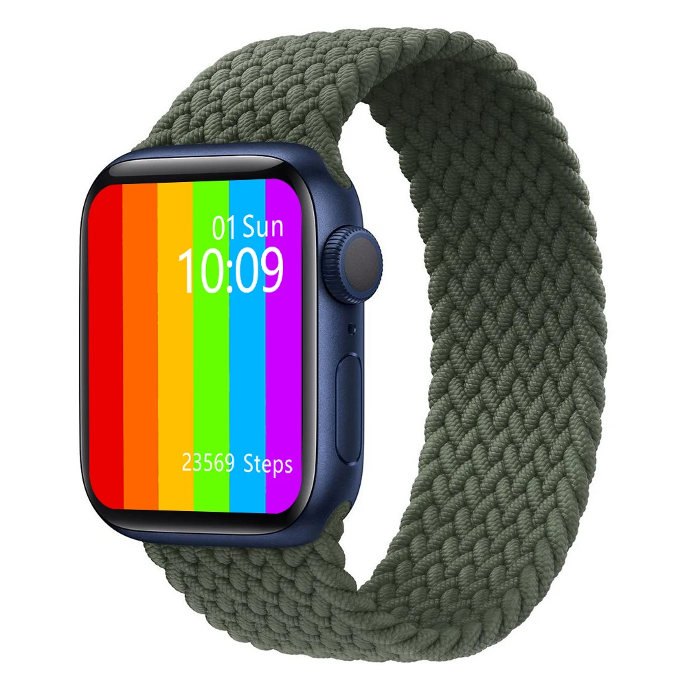 

W56 Smart Watch Wirelessly Charged Heart Rate Smart Bracelet Fitness Tracker Blood Pressure Watch6 Color Screen Activity Tracker