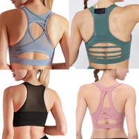 

OEM Customize Accepted Wholesale custom quality strapped sexy sports ladies bra top fitness & yoga wear yoga clothing sports bra