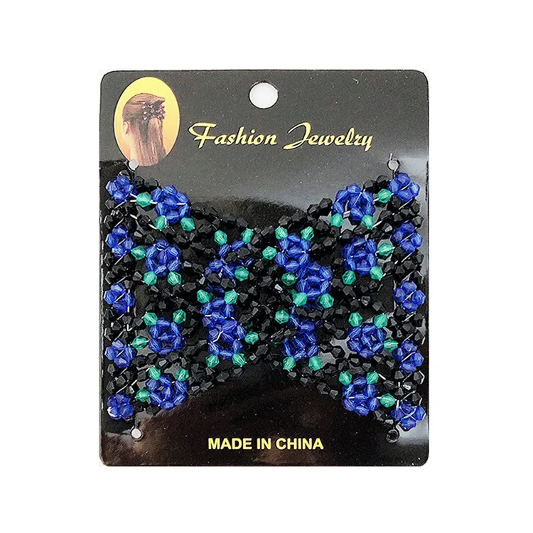 

Wholesale newest magic comb decorative hair accessories fashion hair comb clip with small flower, Picture