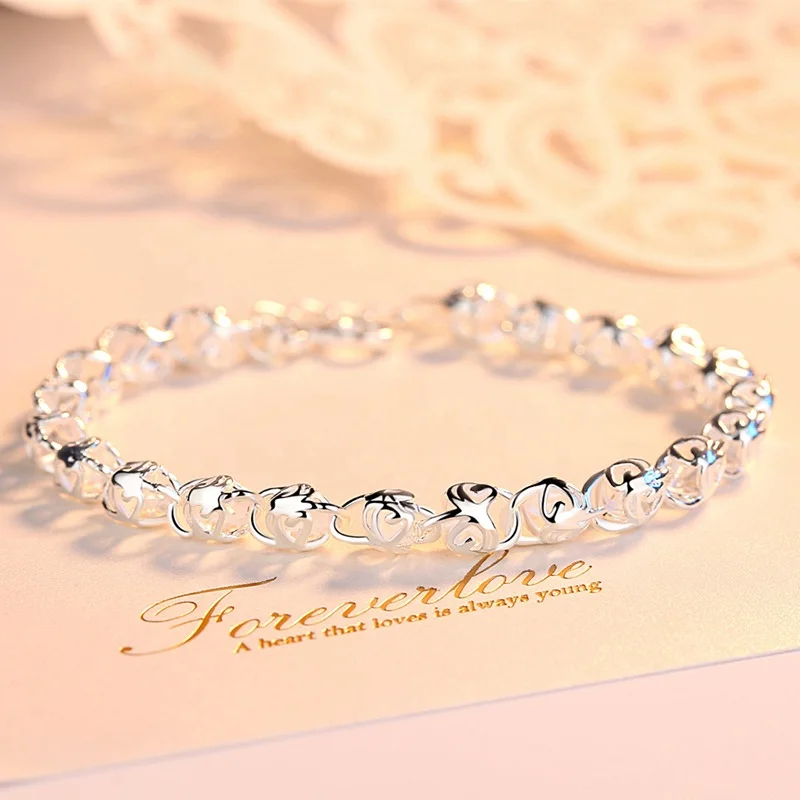 

2019 Korean s925 Sterling Silver Fashion Lucky Bracelets Designer Bracelet For Women Luxury Jewelry