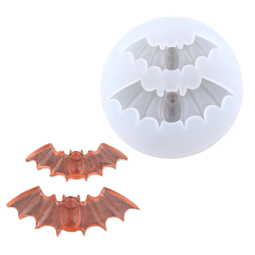 

Fondant Cake Decoration Halloween Silicone Mold Epoxy Jewelry Bat Pumpkin Lamp Modeling Silicone Making Crafts Tools Accessories