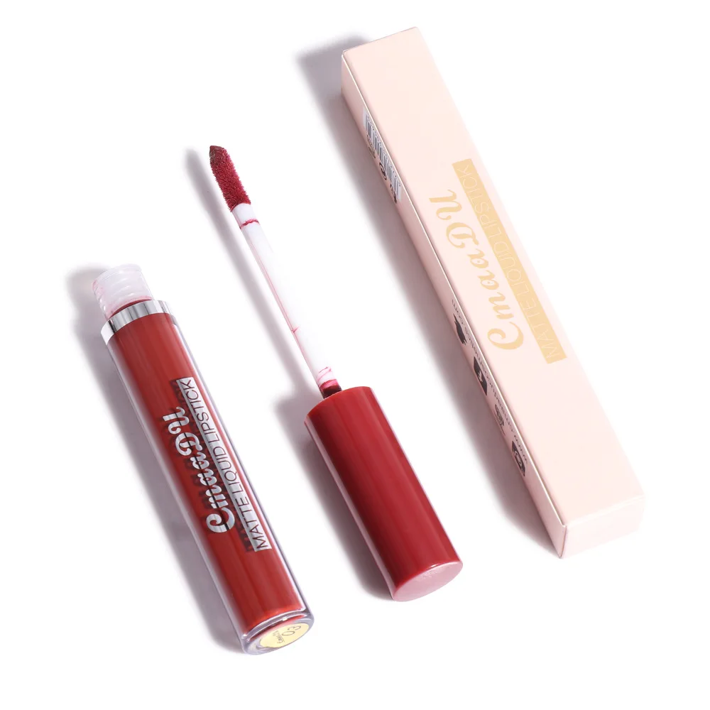 

Dropshipping 10 Colors Moisturizing Lipstick Pen Nude Private Label Matte Lipgloss