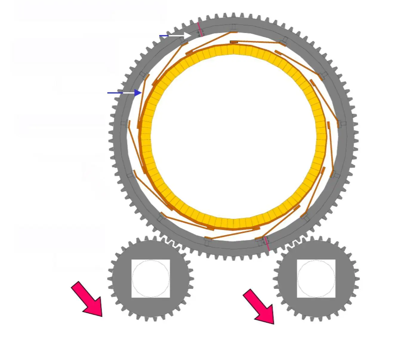 seamless gear ring