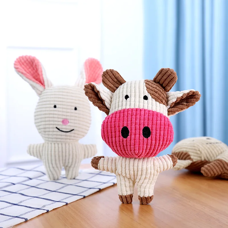 

Colorful Vocal Pet Foongus Plush Toys Dog Vocal Dog Bite Plush Toys Puppy Bite Resistant Teeth Grinding Paras Plush Toy