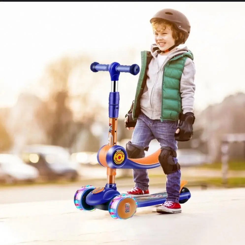 

Kick Scooters Kid Wheels Children 2 Foldable Toy Balance Three Wheel Child Scooter, Customized