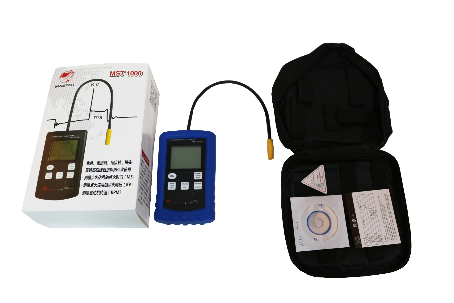 Car Digital Ignition Signal Tester Auto Ignition Pulse Scanner Mst1000