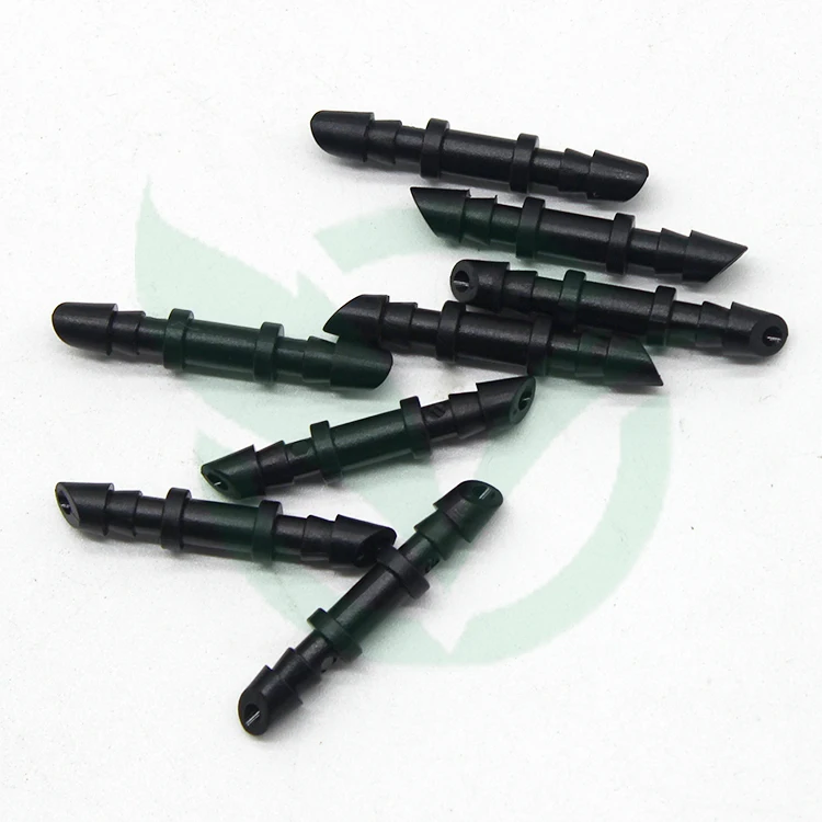 

Drop Shipping  Plastic barb end barbed hose fitting joint straight tubing joiner connector, Black