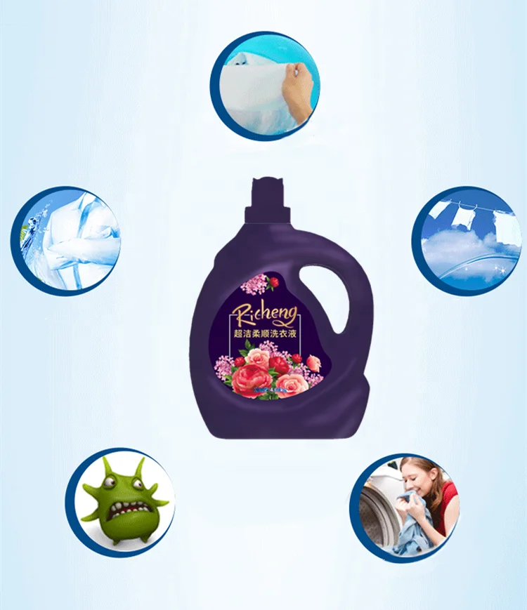 

Laundry Big Capacity Quickly Stain Removal Fabric Protection Clothes Care Softener Liquid Detergent