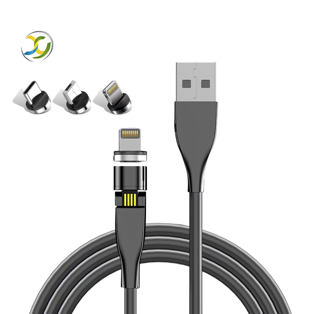 

3in1 Phone Charger Usb Cable OEM 2022 Nylon Magnetic 3 In 1 Usb Charging Cable