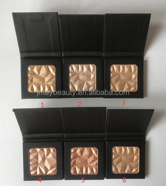 

Private Label Face Pressed Powder Highlighter Palette High Pigmentation 6 Color Bronzer Highlighter Makeup Cosmetic Palette, 6 colors