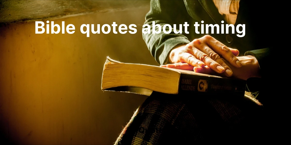 bible quotes about timing