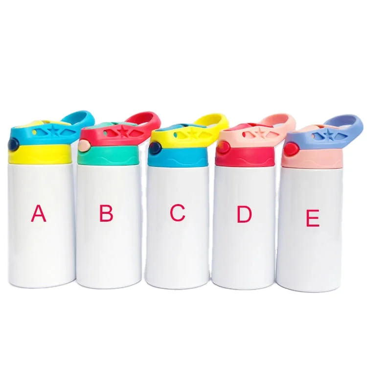 

Double Wall Straight Cups In Bulk Sublimation Blank Slim Water Bottle UV Color Changing 12 oz Kids Tumbler, Customized colors acceptable
