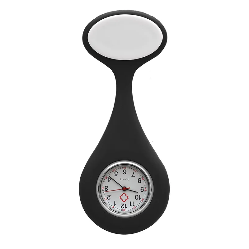 

Wholesale Nurse Watch Hot Sale Gift Medical Care Watch Silicone Waterproof Brooch Nurse Watch, Customized