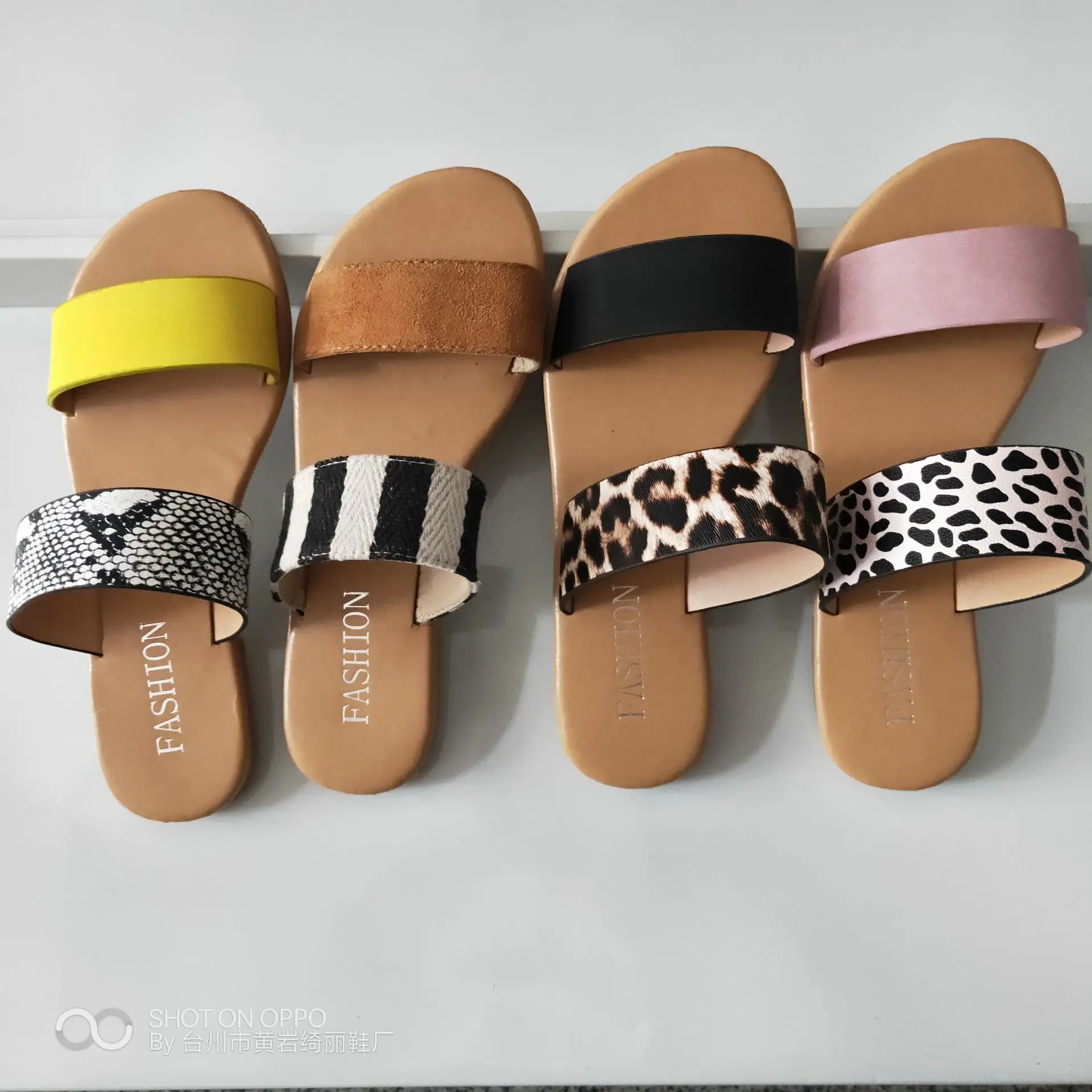 

slippers 2021 new summer snake pattern shoes sandals large size outdoor beach shoes wild fashion slippers