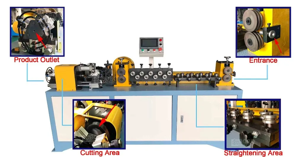 Copper Aluminum Bundy Pipe Tube Straightening and Chip-less detail photo BOBO Machine copper aluminum bundy pipe tube straightening and chip-less shown in a detail photo for this news article