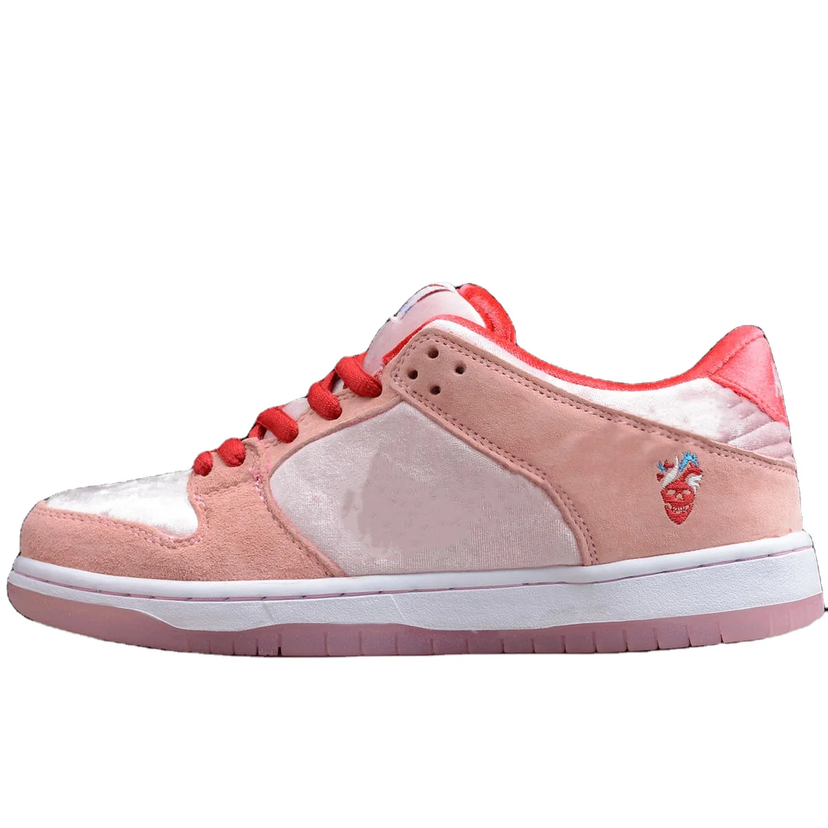 

Putian high quality Valentine's Day suede leather cushioning board shoes casual sports shoes Unisex sneakers, Pink