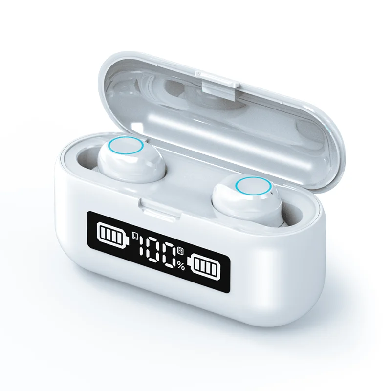 

F9 TWS wireless earphone F9-45 large battery boat pro ear buds for gaming