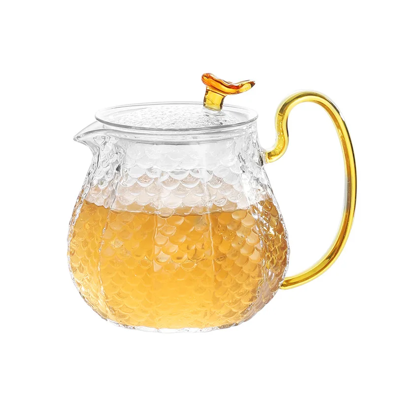 

650ml Japanese Style Glass Blooming Tea pot, Transparent