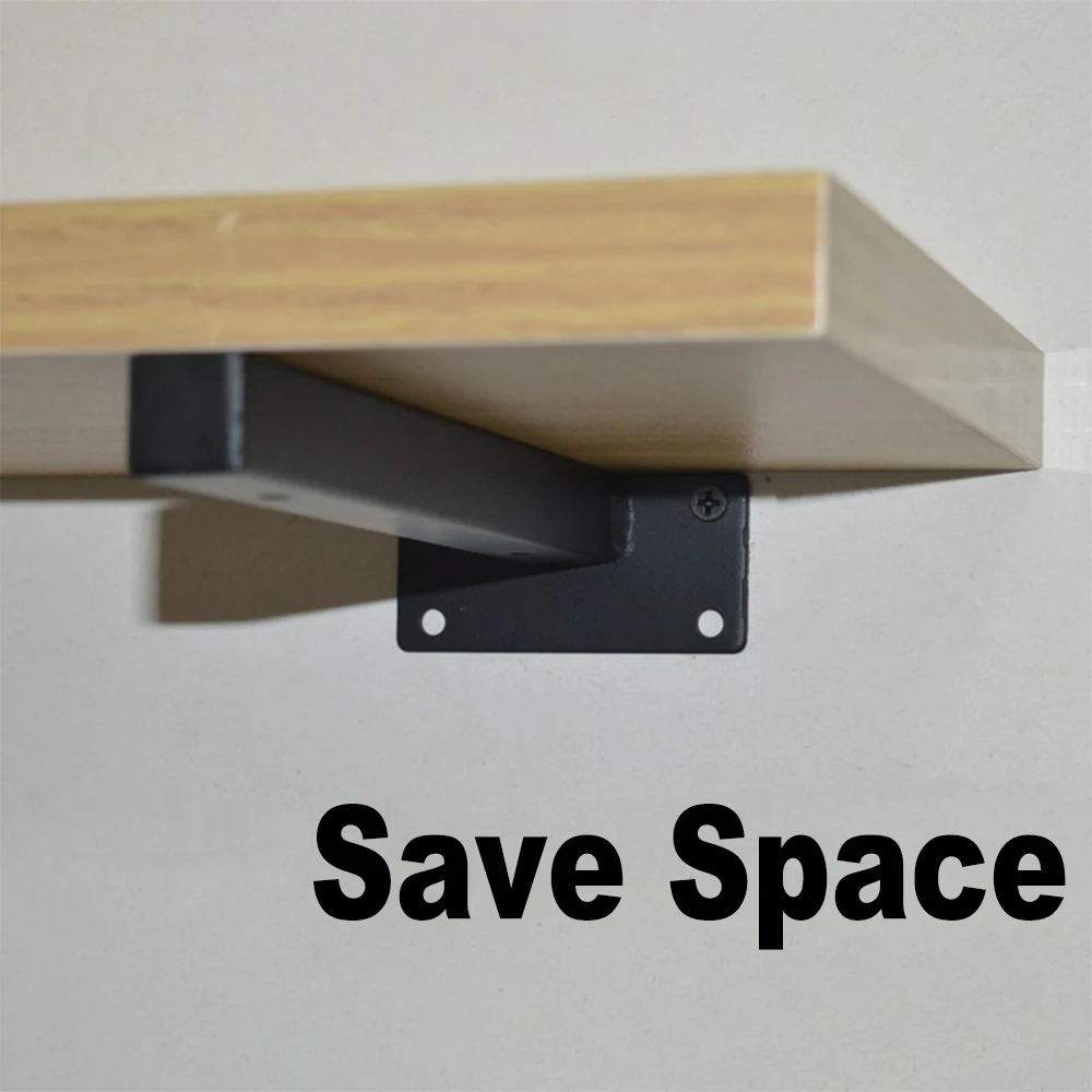 Floating Square Tube Wallマウントbracketためshelf Partition Loadbearing
