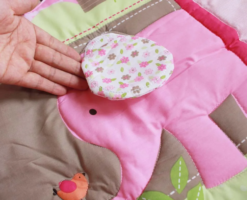 
100% cotton custom printed 3d baby bedding set 