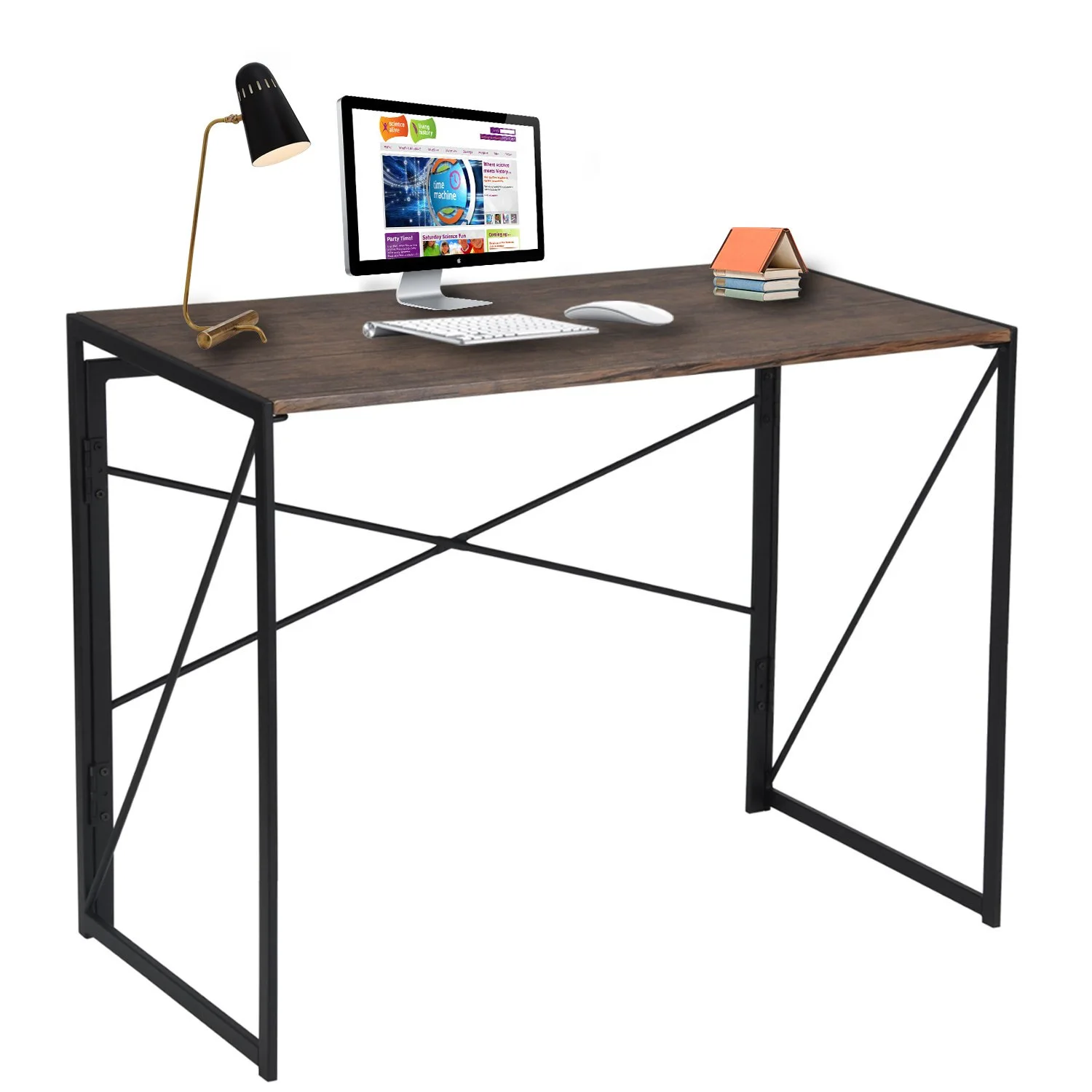 Modern Home Foldable Office Furniture Desk Wooden Folding Office Desk