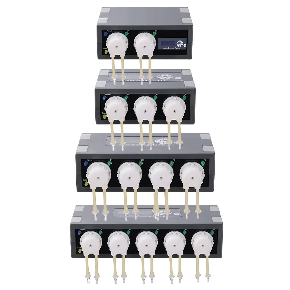 Jebao DP Series Fully Automatic Peristaltic Pump Multi-Head Precision Aquarium Coral Feeder with Eco-Friendly Plastic Material