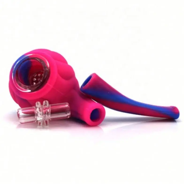 

Hot Sale Hot Selling Petal Shaped Smoking Pipe Round Detachable Tobacco Pipe, Random