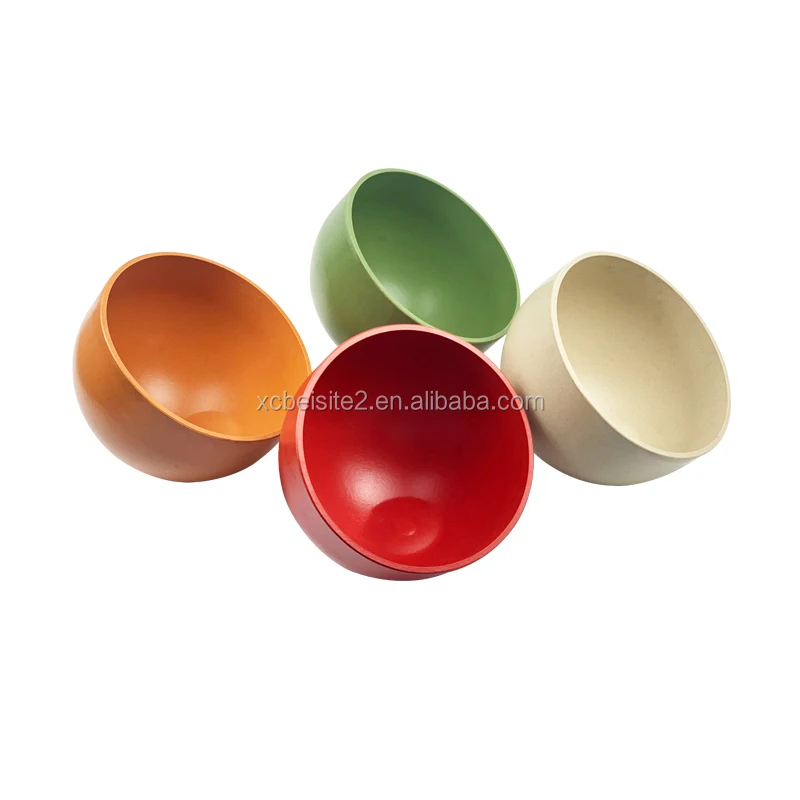 

Best Price Eco-friendly Biodegradable Renewable Bamboo Fiber Bowls with Kitchenware, Customized color