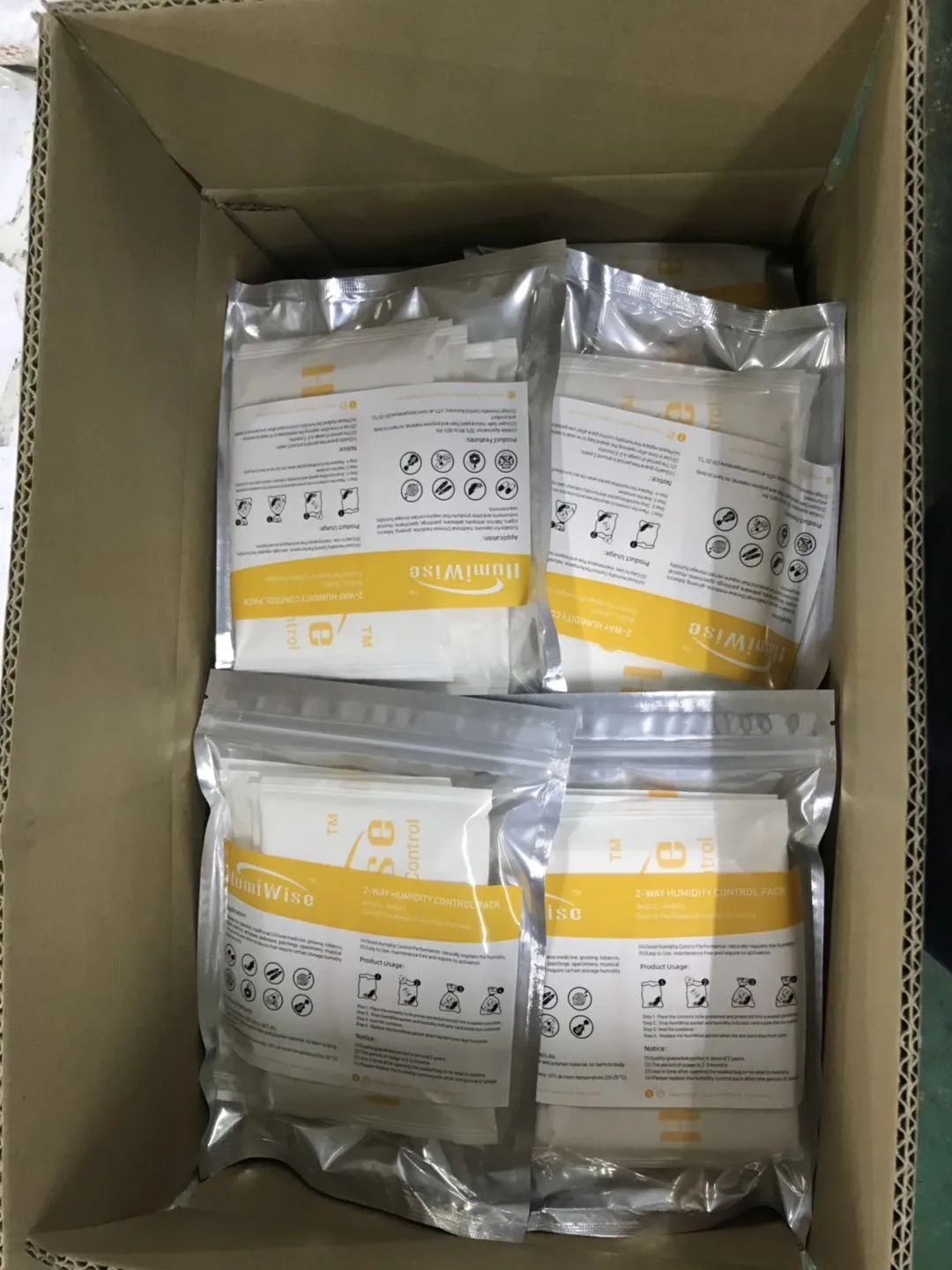 2 Way Humidity Control Pack With Humidity Level Maintained In 3080