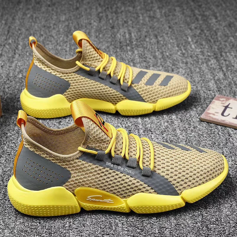 

Breathable Comfort Walking Shoes laces Men Casual Shoes Summer Sneakers