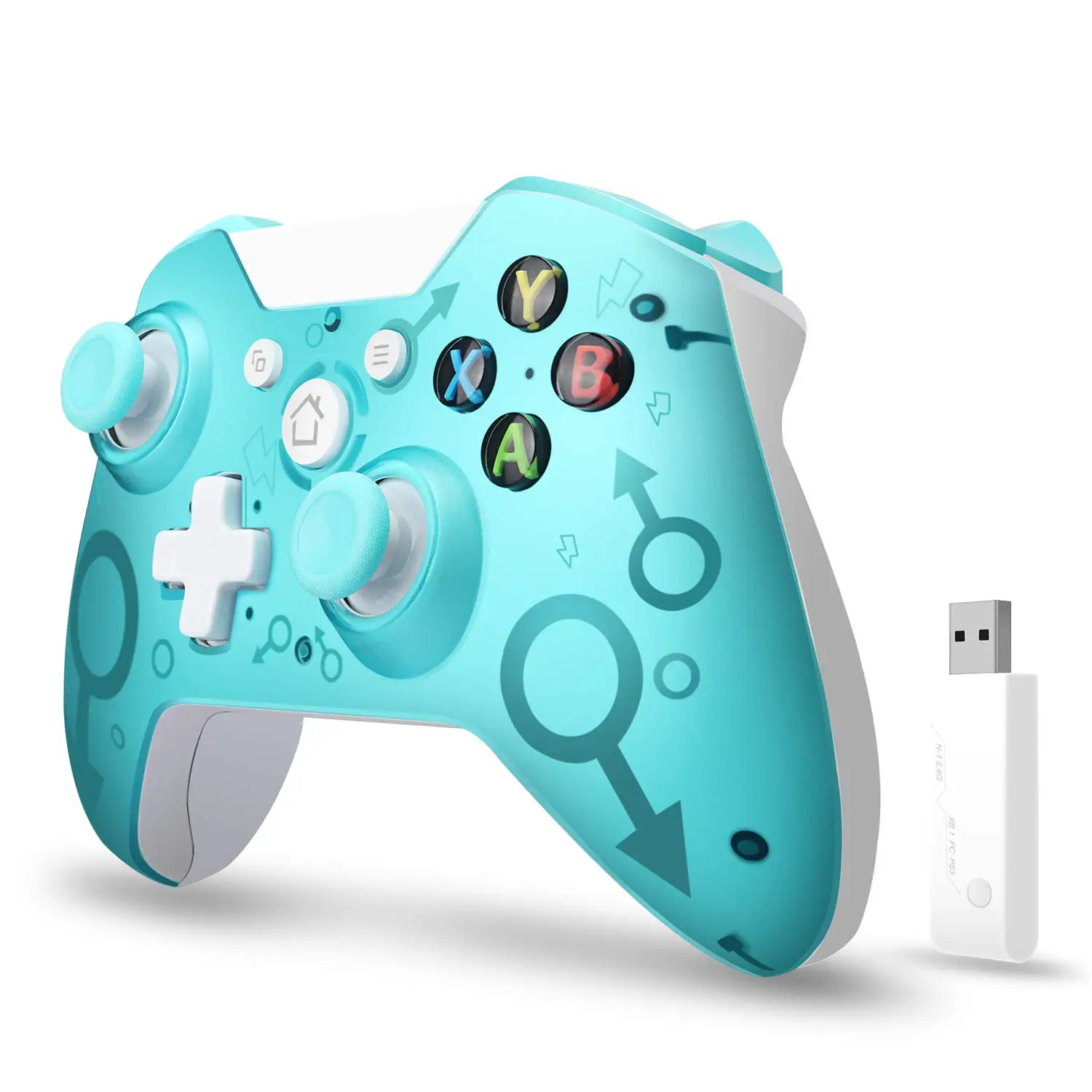 

Wireless Game Controller with Waterproof Silicone Case