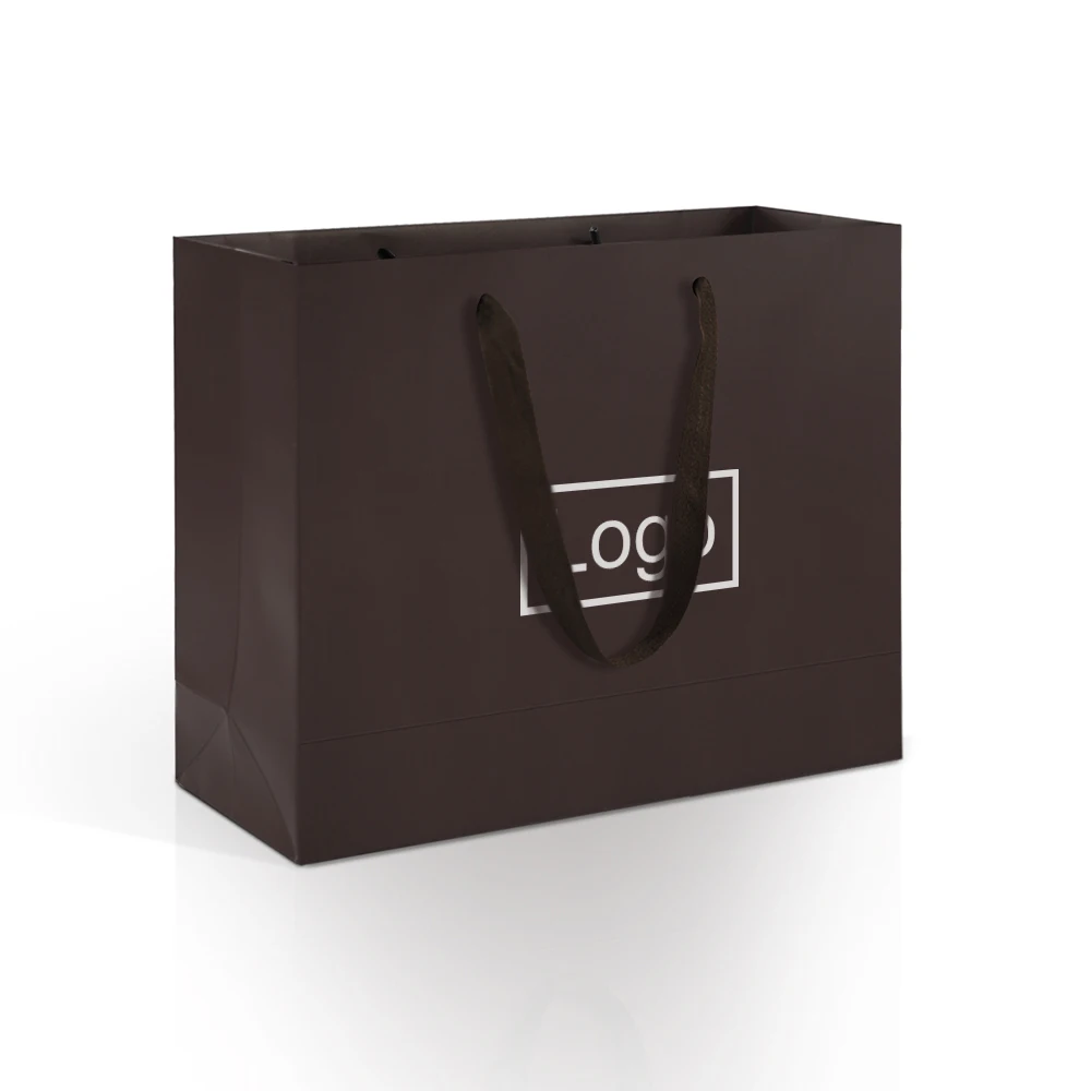 

Lipack Luxury Gift Paper Packaging Bags Custom Coffee Shopping Paper Tote Bag