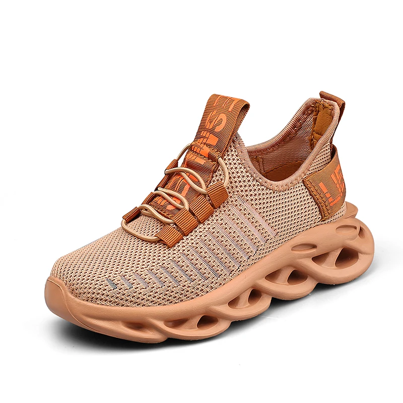 

Children's shoes fly weaving fishnet students casual sports shoes
