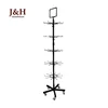Hot-selling Spinning Display for Hanging Merchandise Retail Floor Wire Jewelry Display Rack with 5 tier