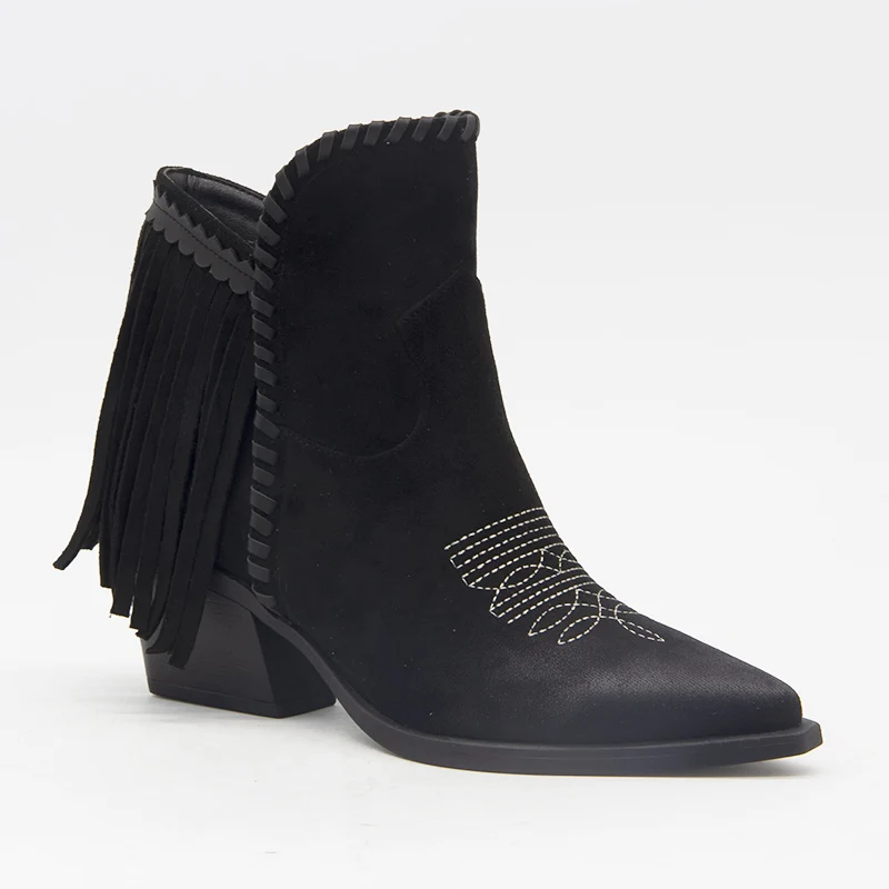 

New Design Ankle Heel Boots Women For Anti-slippery In Winter