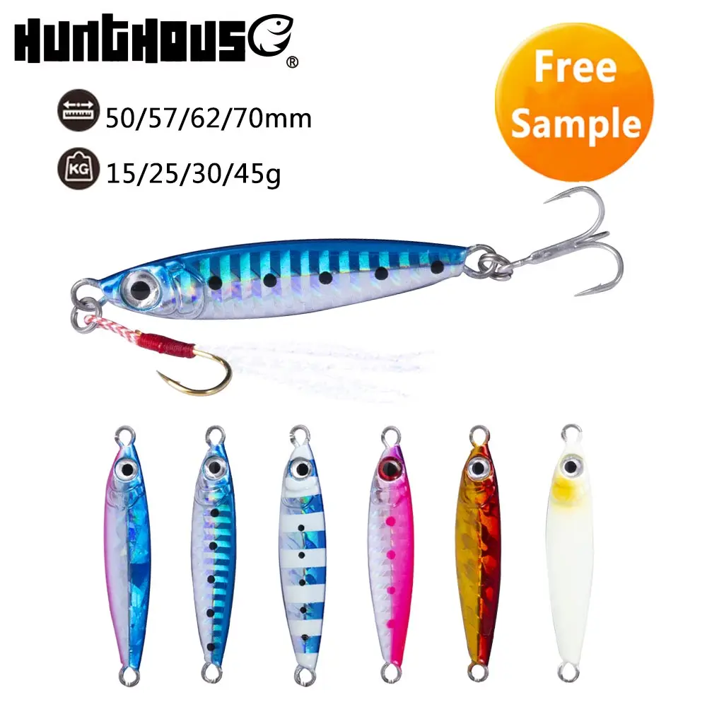 

hardbody lure squid lure fishing vibelures hard metal fishing lure, 6 colors
