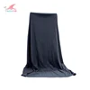 Wholesale custom oft elastic plain color organic ribbed cotton baby blanket swaddle