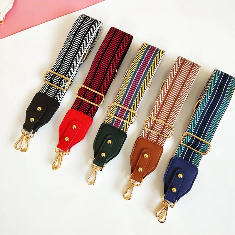 

Fashion Ribbon Adjustable Webbing Shoulder Handbag Accessory Long Bag Strap, Multi-colors