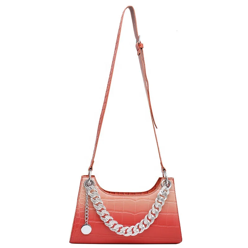 

2021 Stone PU Ladies Cheap Bags Cross Shoulder Small Chain Girl Bag Fashion Underarm Purses for Women Handbags